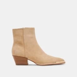 NONAH BOOTIES TAN SUEDE(Nonah Booties Tan Suede)