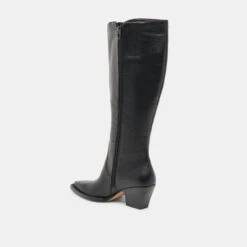 RAJ EXTRA WIDE CALF BOOTS BLACK LEATHER(Raj Extra Wide Calf Boots Black Leather) -Dolce Vita Sale Store DOLCEVITA BOOTS RAJEXTRAWIDECALF BLACKLEATHER 09 74d4d74a acde 4c02 b61e 23fb3c3cf435