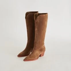 Dolce Vita RAJ BOOTS BROWN SUEDE(Raj Boots Brown Suede) -Dolce Vita Sale Store DOLCEVITA BOOTS RAJ BROWNSUEDE DETAILS 01