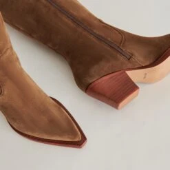 Dolce Vita RAJ BOOTS BROWN SUEDE(Raj Boots Brown Suede) -Dolce Vita Sale Store DOLCEVITA BOOTS RAJ BROWNSUEDE DETAILS 04