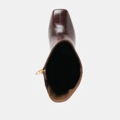 RIGGS BOOTS CHOCOLATE LEATHER(Riggs Boots Chocolate Leather) 11 RIGGS BOOTS CHOCOLATE LEATHER(Riggs Boots Chocolate Leather) -Dolce Vita Sale Store DOLCEVITA BOOTS RIGGS CHOCOLATELEATHER 06