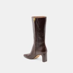 RIGGS WIDE CALF BOOTS CHOCOLATE LEATHER(Riggs Wide Calf Boots Chocolate Leather) -Dolce Vita Sale Store DOLCEVITA BOOTS RIGGS CHOCOLATELEATHER 08 47319cf1 6a7a 4d21 aaae f01b48fbea2a