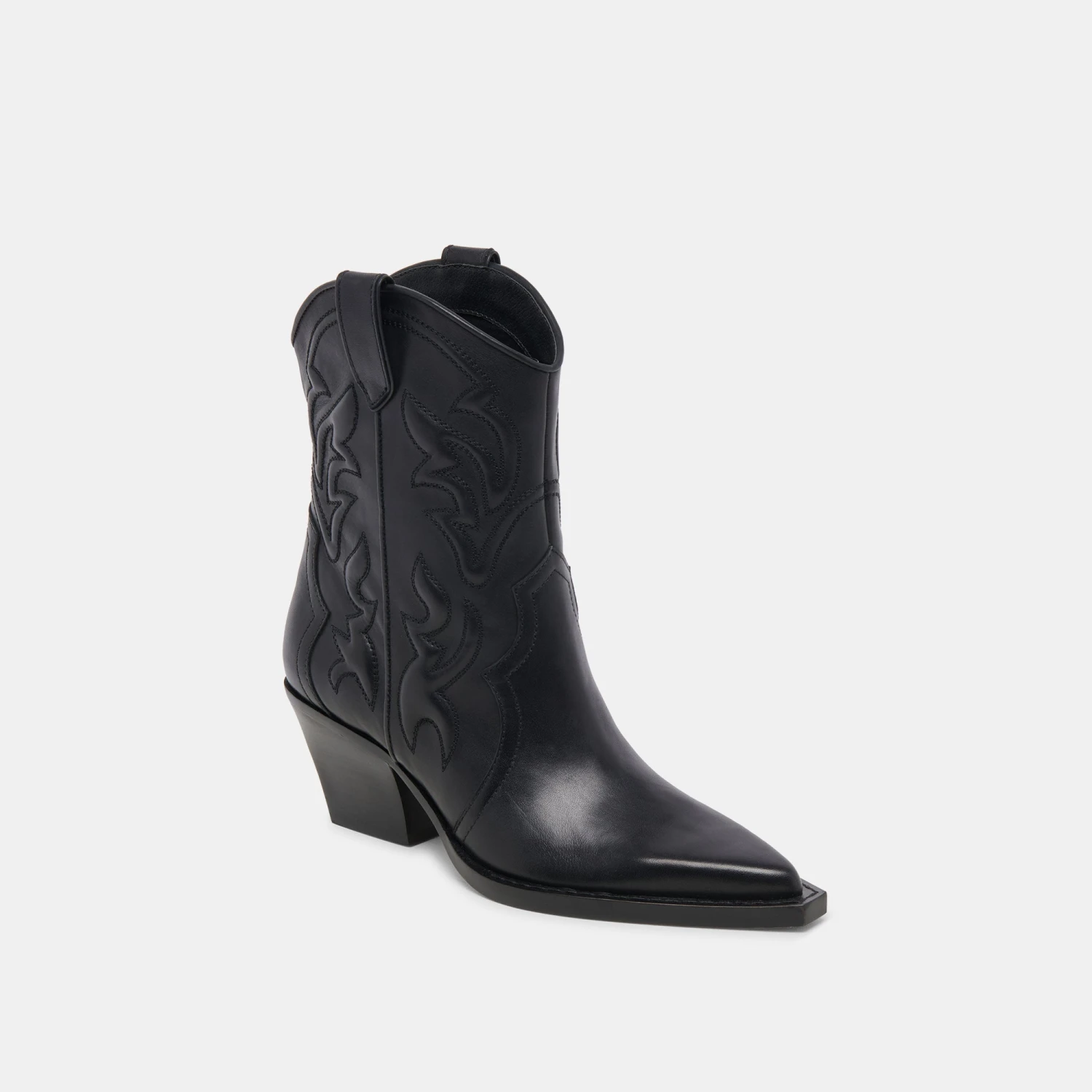 RIMONA BOOTIES BLACK LEATHER(Rimona booties black leather) RIMONA BOOTIES BLACK LEATHER(Rimona Booties Black Leather) -Dolce Vita Sale Store DOLCEVITA BOOTS RIMONA BLACKLEATHER01