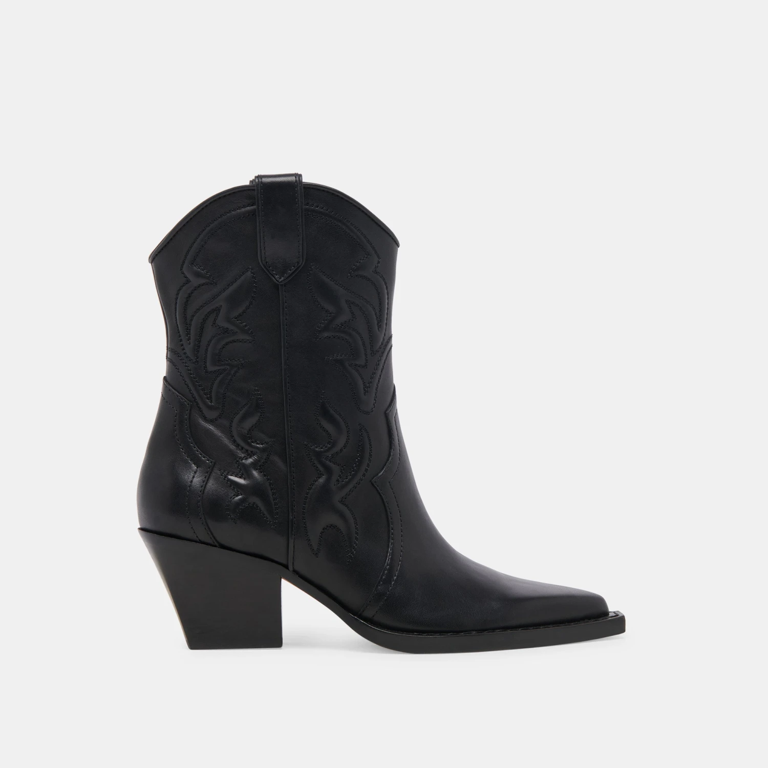 RIMONA BOOTIES BLACK LEATHER(Rimona booties black leather) RIMONA BOOTIES BLACK LEATHER(Rimona Booties Black Leather) -Dolce Vita Sale Store DOLCEVITA BOOTS RIMONA BLACKLEATHER02