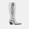 RYATT EXTRA WIDE CALF BOOTS SILVER DISTRESSED LEATHER(Ryatt Extra Wide Calf Boots Silver Distressed Leather) -Dolce Vita Sale Store DOLCEVITA BOOTS RYATTWIDECALF SILVERDISTRESSEDLEATHER 02