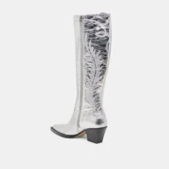 RYATT WIDE CALF BOOTS SILVER DISTRESSED LEATHER(Ryatt Wide Calf Boots Silver Distressed Leather) 8 RYATT WIDE CALF BOOTS SILVER DISTRESSED LEATHER(Ryatt Wide Calf Boots Silver Distressed Leather) -Dolce Vita Sale Store DOLCEVITA BOOTS RYATTWIDECALF SILVERDISTRESSEDLEATHER 09 176afa44 ef59 4f37 bda3 cc324bb60a45