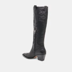 RYATT BOOTS BLACK LEATHER(Ryatt Boots Black Leather) 10 RYATT BOOTS BLACK LEATHER(Ryatt Boots Black Leather) -Dolce Vita Sale Store DOLCEVITA BOOTS RYATT BLACKLEATHER 09