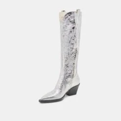 RYATT BOOTS SILVER DISTRESSED LEATHER(Ryatt Boots Silver Distressed Leather) 8 RYATT BOOTS SILVER DISTRESSED LEATHER(Ryatt Boots Silver Distressed Leather) -Dolce Vita Sale Store DOLCEVITA BOOTS RYATT SILVERDISTRESSEDLEATHER 08