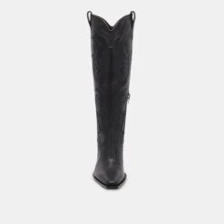 SAMSIN BOOTS BLACK LEATHER(Samsin Boots Black Leather) 10 SAMSIN BOOTS BLACK LEATHER(Samsin Boots Black Leather) -Dolce Vita Sale Store DOLCEVITA BOOTS SAMSIN BLACKLEATHER 04
