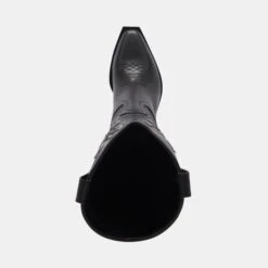 SAMSIN BOOTS BLACK LEATHER(Samsin Boots Black Leather) 12 SAMSIN BOOTS BLACK LEATHER(Samsin Boots Black Leather) -Dolce Vita Sale Store DOLCEVITA BOOTS SAMSIN BLACKLEATHER 06