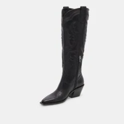 SAMSIN BOOTS BLACK LEATHER(Samsin Boots Black Leather) 8 SAMSIN BOOTS BLACK LEATHER(Samsin Boots Black Leather) -Dolce Vita Sale Store DOLCEVITA BOOTS SAMSIN BLACKLEATHER 09