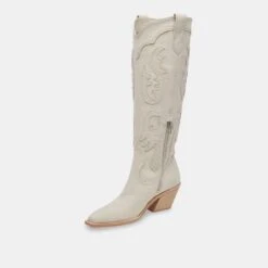 SAMSIN BOOTS IVORY NUBUCK(Samsin Boots Ivory Nubuck) -Dolce Vita Sale Store DOLCEVITA BOOTS SAMSIN IVORYLEATHER 09