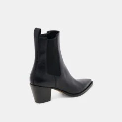 SHADIE H2O WIDE BOOTIES BLACK LEATHER(Shadie H2o Wide Booties Black Leather) -Dolce Vita Sale Store DOLCEVITA BOOTS SHADIE H2O BLACK LEATHER H2O 03 46d44130 1bfb 4f6c 8fae d0a1462ee254