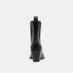 SHADIE H2O WIDE BOOTIES BLACK LEATHER(Shadie H2o Wide Booties Black Leather) -Dolce Vita Sale Store DOLCEVITA BOOTS SHADIE H2O BLACK LEATHER H2O 05 7fdbc1f1 0447 4476 a18e cbf43e297ffc