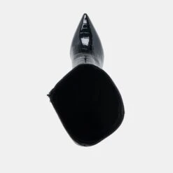 SHILAH WIDE CALF BOOTS NOIR EMBOSSED LEATHER(Shilah Wide Calf Boots Noir Embossed Leather) -Dolce Vita Sale Store DOLCEVITA BOOTS SHILAHWIDECALF NOIREMBOSSEDLEATHER 06