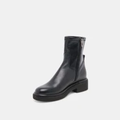 SIMAYA H2O BOOTS BLACK LEATHER(Simaya H2o Boots Black Leather) -Dolce Vita Sale Store DOLCEVITA BOOTS SIMAYA H2O BLACK LEATHER H2O 08