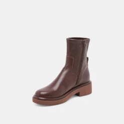 SIMAYA H2O BOOTS MAHOGANY LEATHER(Simaya H2o Boots Mahogany Leather) -Dolce Vita Sale Store DOLCEVITA BOOTS SIMAYA H2O MAHOGANY LEATHER H2O 08