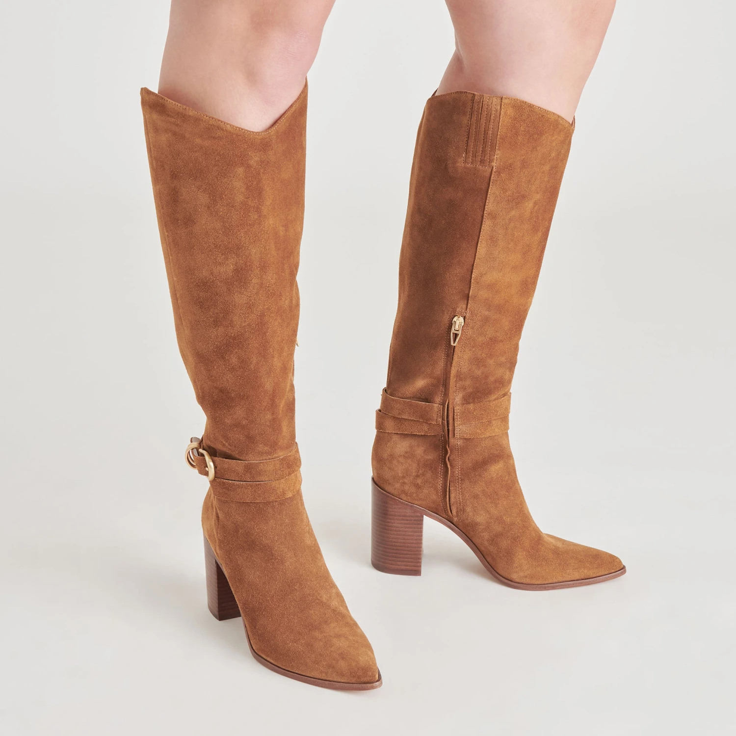 TYRONE BOOTS BROWN SUEDE(Tyrone boots brown suede) TYRONE BOOTS BROWN SUEDE(Tyrone Boots Brown Suede) -Dolce Vita Sale Store DOLCEVITA BOOTS TYRONE BROWNSUEDE ONFOOT 01