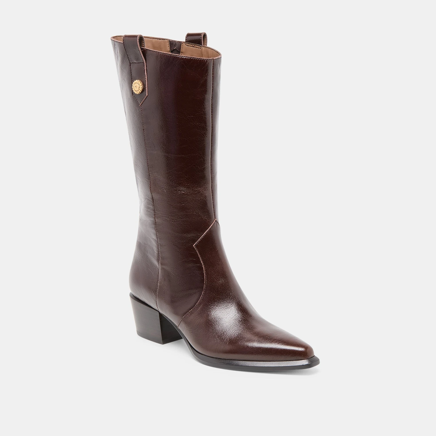 VERN BOOTS CHOCOLATE LEATHER(Vern boots chocolate leather) VERN BOOTS CHOCOLATE LEATHER(Vern Boots Chocolate Leather) -Dolce Vita Sale Store DOLCEVITA BOOTS VERN CHOCOLATELEATHER 01