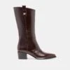 VERN WIDE CALF BOOTS CHOCOLATE LEATHER(Vern Wide Calf Boots Chocolate Leather) -Dolce Vita Sale Store DOLCEVITA BOOTS VERN CHOCOLATELEATHER 02 359a1733 30f8 4acd ba33 720912249b58