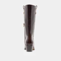 VERN WIDE CALF BOOTS CHOCOLATE LEATHER(Vern Wide Calf Boots Chocolate Leather) -Dolce Vita Sale Store DOLCEVITA BOOTS VERN CHOCOLATELEATHER 05 2960b783 6d1c 4315 850e de2a758044dc