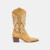 VILA BOOTS CARAMEL SUEDE(Vila Boots Caramel Suede) -Dolce Vita Sale Store DOLCEVITA BOOTS VILA CARAMELSUEDE 02
