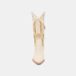 VILA BOOTS IVORY LEATHER(Vila Boots Ivory Leather) -Dolce Vita Sale Store DOLCEVITA BOOTS VILA IVORYLEATHER 04