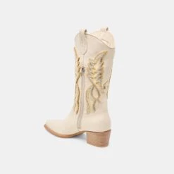 VILA BOOTS IVORY LEATHER(Vila Boots Ivory Leather) -Dolce Vita Sale Store DOLCEVITA BOOTS VILA IVORYLEATHER 08