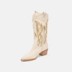 VILA BOOTS IVORY LEATHER(Vila Boots Ivory Leather) -Dolce Vita Sale Store DOLCEVITA BOOTS VILA IVORYLEATHER 09
