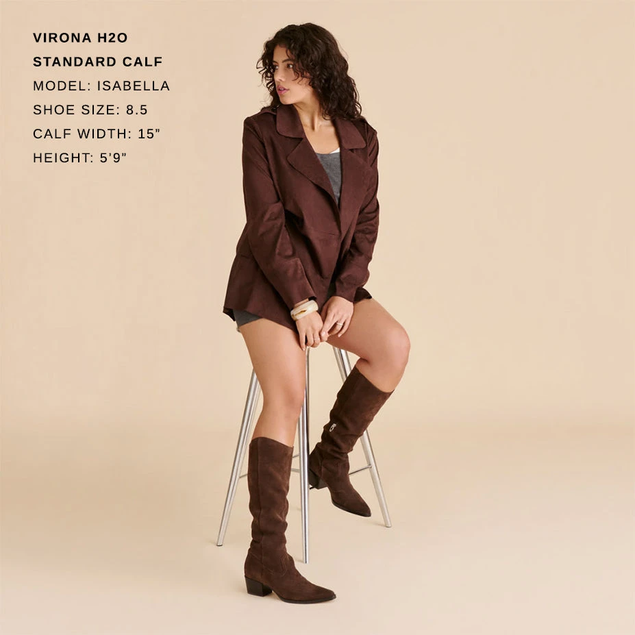 VIRONA H2O BOOTS DK BROWN SUEDE(Virona h2o boots dk brown suede) VIRONA H2O BOOTS DK BROWN SUEDE(Virona H2o Boots Dk Brown Suede) -Dolce Vita Sale Store DOLCEVITA BOOTS VIRONAH2O DKBROWNSUEDEH2O 2