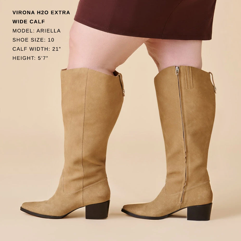 VIRONA H2O EXTRA WIDE CALF BOOTS DK TAUPE SUEDE(Virona h2o extra wide calf boots dk taupe suede) VIRONA H2O EXTRA WIDE CALF BOOTS DK TAUPE SUEDE(Virona H2o Extra Wide Calf Boots Dk Taupe Suede) -Dolce Vita Sale Store DOLCEVITA BOOTS VIRONAH2O DKTAUPESUEDEH2O EXTRAWIDECALF 5