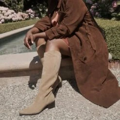 VIRONA H2O WIDE CALF BOOTS DK TAUPE SUEDE(Virona H2o Wide Calf Boots Dk Taupe Suede) 5 VIRONA H2O WIDE CALF BOOTS DK TAUPE SUEDE(Virona H2o Wide Calf Boots Dk Taupe Suede) -Dolce Vita Sale Store DOLCEVITA BOOTS VIRONA H2O DK TAUPE SUEDE H2O WIDE CALF