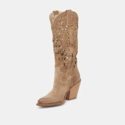 WAYLAN BOOTS SAND SUEDE(Waylan Boots Sand Suede) 8 WAYLAN BOOTS SAND SUEDE(Waylan Boots Sand Suede) -Dolce Vita Sale Store DOLCEVITA BOOTS WAYLAN SANDSUEDE 08