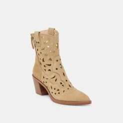 ZENOBI BOOTIES DK TAUPE SUEDE(Zenobi Booties Dk Taupe Suede) -Dolce Vita Sale Store DOLCEVITA BOOT ZENOBI DKTAUPESUEDE 01