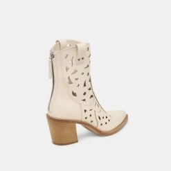 ZENOBI BOOTIES OFF WHITE LEATHER(Zenobi Booties Off White Leather) -Dolce Vita Sale Store DOLCEVITA BOOT ZENOBI OFFWHITELEATHER 03