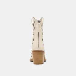 ZENOBI BOOTIES OFF WHITE LEATHER(Zenobi Booties Off White Leather) -Dolce Vita Sale Store DOLCEVITA BOOT ZENOBI OFFWHITELEATHER 05