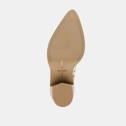 ZENOBI BOOTIES OFF WHITE LEATHER(Zenobi Booties Off White Leather) -Dolce Vita Sale Store DOLCEVITA BOOT ZENOBI OFFWHITELEATHER 07