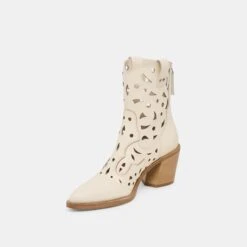 ZENOBI BOOTIES OFF WHITE LEATHER(Zenobi Booties Off White Leather) -Dolce Vita Sale Store DOLCEVITA BOOT ZENOBI OFFWHITELEATHER 08