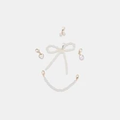 Dolce Vita NOTICE SNEAKERS WHITE + PEARL CHARM BUNDLE(Notice Sneakers White Leather Pearl Charm Bundle) -Dolce Vita Sale Store DOLCEVITA CHARMS 2 dc8dabc3 94f9 44a8 8520 90d4a1468e21