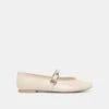 ALIZZA BALLET FLATS CREME CRINKLE PATENT(Alizza Ballet Flats Creme Crinkle Patent) -Dolce Vita Sale Store DOLCEVITA FLATS ALIZZA CREMECRINKLEPATENT 02