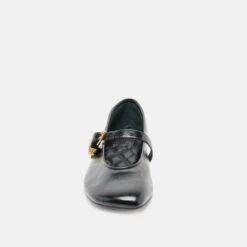 ALIZZA BALLET FLATS MIDNIGHT CRINKLE PATENT(Alizza Ballet Flats Midnight Crinkle Patent) -Dolce Vita Sale Store DOLCEVITA FLATS ALIZZA MIDNIGHTCRINKLEPATENT 04