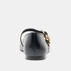 ALIZZA BALLET FLATS MIDNIGHT CRINKLE PATENT(Alizza Ballet Flats Midnight Crinkle Patent) -Dolce Vita Sale Store DOLCEVITA FLATS ALIZZA MIDNIGHTCRINKLEPATENT 05