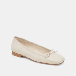 ANISA BALLET FLATS CREME CRINKLE PATENT(Anisa Ballet Flats Creme Crinkle Patent) -Dolce Vita Sale Store DOLCEVITA FLATS ANISA CREMECRINKLEPATENT 01