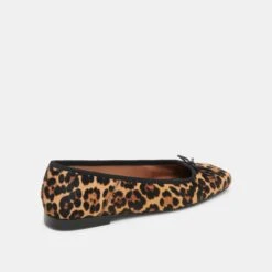 ANISA BALLET FLATS DK LEOPARD CALF HAIR(Anisa Ballet Flats Dk Leopard Calf Hair) -Dolce Vita Sale Store DOLCEVITA FLATS ANISA DKLEOPARDCALFHAIR 03