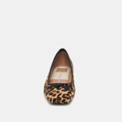 ANISA BALLET FLATS DK LEOPARD CALF HAIR(Anisa Ballet Flats Dk Leopard Calf Hair) -Dolce Vita Sale Store DOLCEVITA FLATS ANISA DKLEOPARDCALFHAIR 04