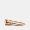 ANISA BALLET FLATS GOLD DISTRESSED LEATHER(Anisa Ballet Flats Gold Distressed Leather) -Dolce Vita Sale Store DOLCEVITA FLATS ANISA GOLDDISTRESSEDLEATHER 02