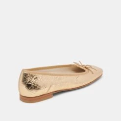 ANISA BALLET FLATS GOLD DISTRESSED LEATHER(Anisa Ballet Flats Gold Distressed Leather) -Dolce Vita Sale Store DOLCEVITA FLATS ANISA GOLDDISTRESSEDLEATHER 03