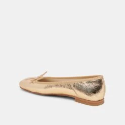 ANISA BALLET FLATS GOLD DISTRESSED LEATHER(Anisa Ballet Flats Gold Distressed Leather) -Dolce Vita Sale Store DOLCEVITA FLATS ANISA GOLDDISTRESSEDLEATHER 09
