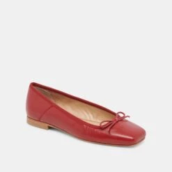 ANISA BALLET FLATS RED CRINKLE PATENT(Anisa Ballet Flats Red Crinkle Patent) -Dolce Vita Sale Store DOLCEVITA FLATS ANISA REDCRINKLEPATENT 01