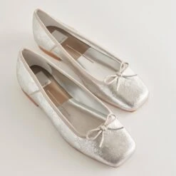 Dolce Vita ANISA BALLET FLATS SILVER DISTRESSED LEATHER(Anisa Ballet Flats Silver Distressed Leather) 4 Dolce Vita ANISA BALLET FLATS SILVER DISTRESSED LEATHER(Anisa Ballet Flats Silver Distressed Leather) -Dolce Vita Sale Store DOLCEVITA FLATS ANISA SILVERDESTRESSEDLEATHER 1